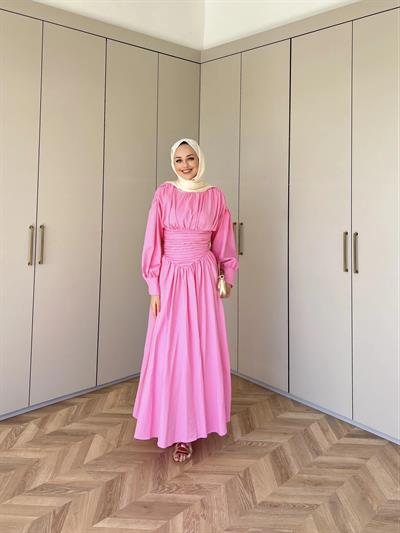 Lesa Elbise - Pembe