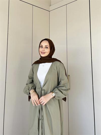 Liva Kimona Elbise - Yeşil