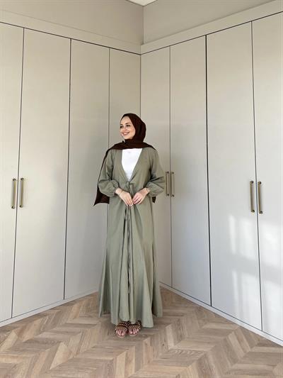 Liva Kimona Elbise - Yeşil