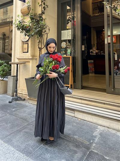 MELDA ELBİSE - SİYAH