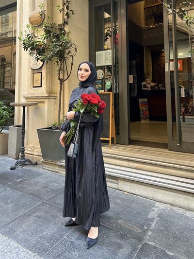 MELDA ELBİSE - SİYAH