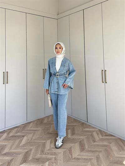 Makka Kot Takım - Acık Mavi