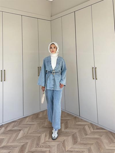 Makka Kot Takım - Acık Mavi