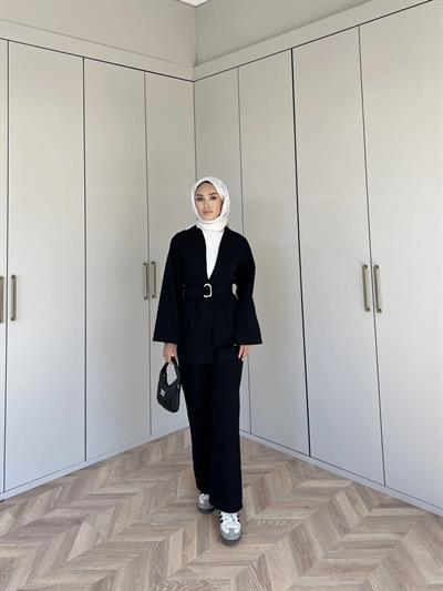 Makka Kot Takım - Siyah