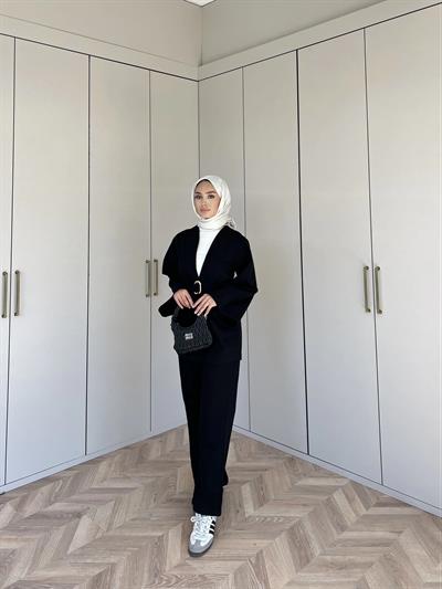 Makka Kot Takım - Siyah