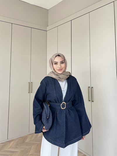 Meriç Kot Ceket -Mavi