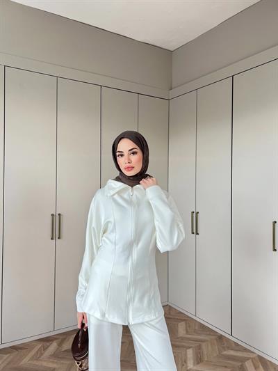 Muzi Oysh Takım - Beyaz