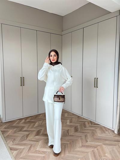 Muzi Oysh Takım - Beyaz