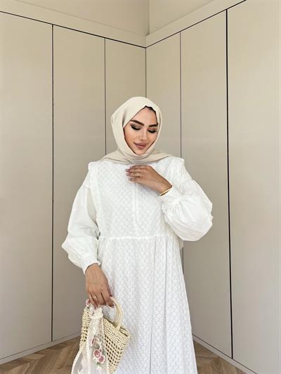 Nilla Elbise - Beyaz