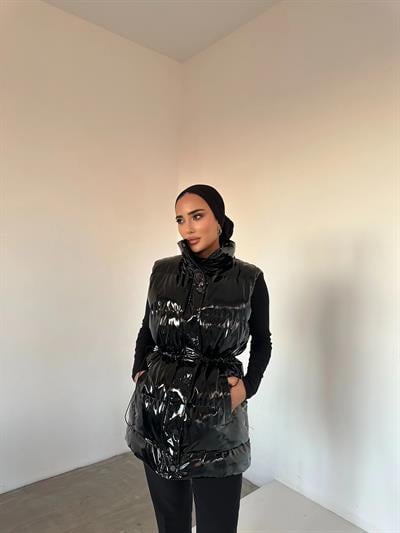 Rugan Şişme Yelek Siyah