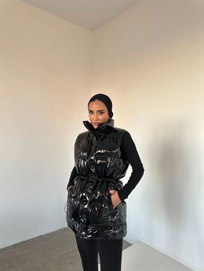 Rugan Şişme Yelek Siyah