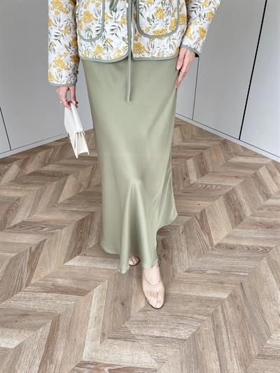Saten Etek - Yeşil