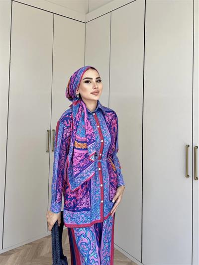 Şazze Desenli Takım