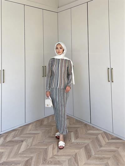 Simli Reyya Takım - Oranj