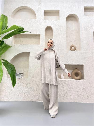 Sina Fermuarlı Takım Taş