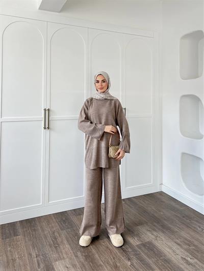 Sonia Triko Takım - Vizon