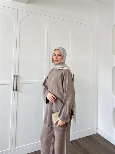 Sonia Triko Takım - Vizon