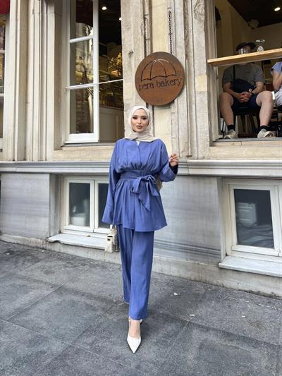 Sude Bağlamalı Takım - İndigo