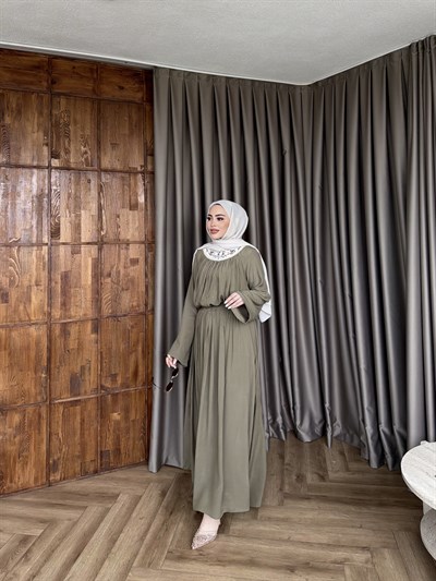 Alaçatı Etekli Takım- Haki