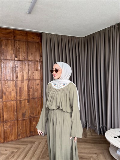 Alaçatı Etekli Takım- Haki