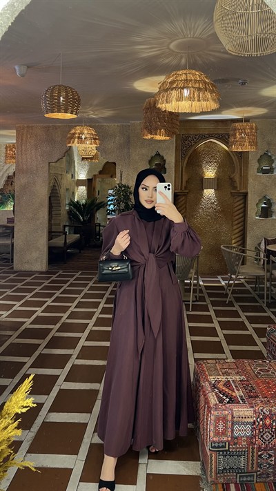 Alin Tensel Elbise - Mürdüm 