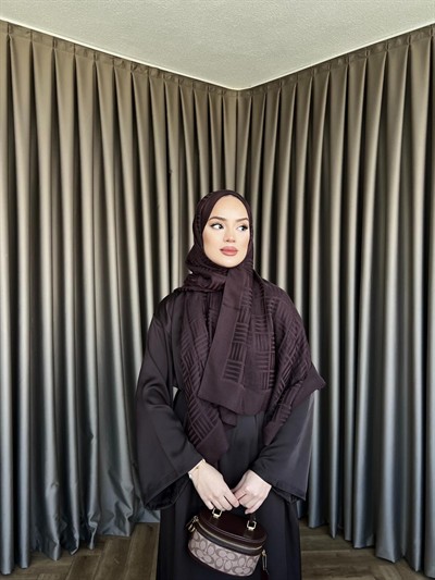 Arabic Belden Bağlamalı Elbise - Acı Kahve