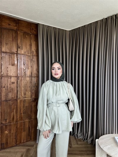 Aybüke Kemerli Takım - Küf Yeşil 