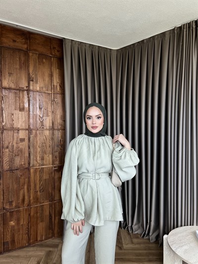 Aybüke Kemerli Takım - Küf Yeşil 