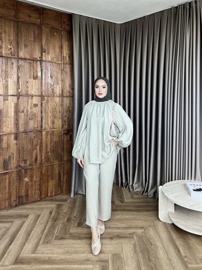 Aybüke Kemerli Takım - Küf Yeşil 