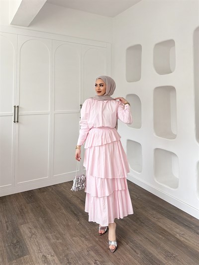 Bennet Etekli Takım - Pembe