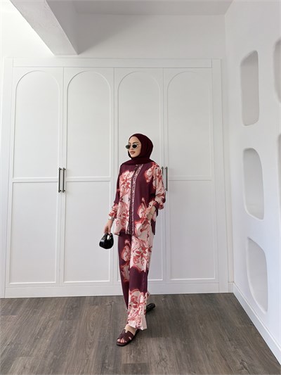 Besra Etnik Takım - Bordo 