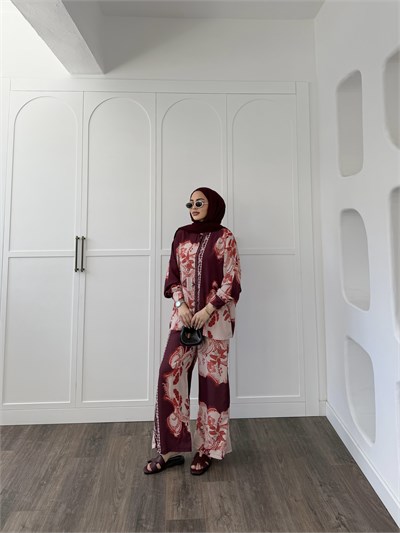 Besra Etnik Takım - Bordo 