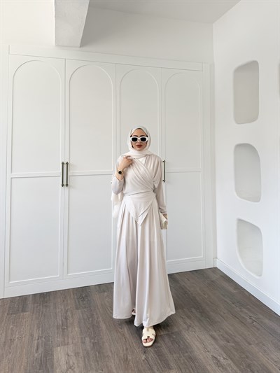 Besra Sandy Takım - Bej