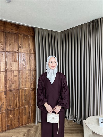 Besten Kimona Takım - Bordo