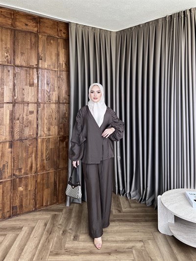 Besten Kimona Takım - Kahve 