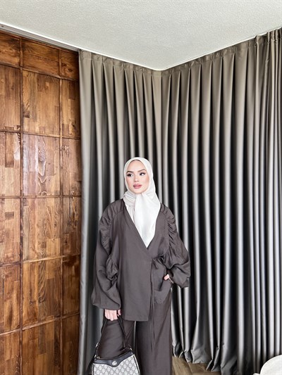 Besten Kimona Takım - Kahve 