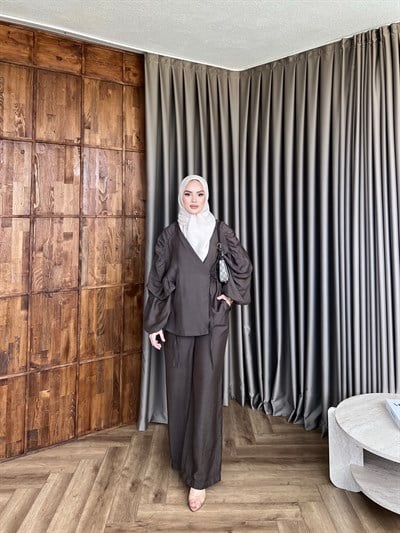 Besten Kimona Takım - Kahve 