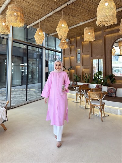 Biblo Uzun Tunik - Pembe 