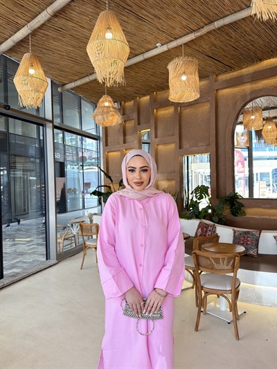 Biblo Uzun Tunik - Pembe 