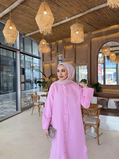 Biblo Uzun Tunik - Pembe 