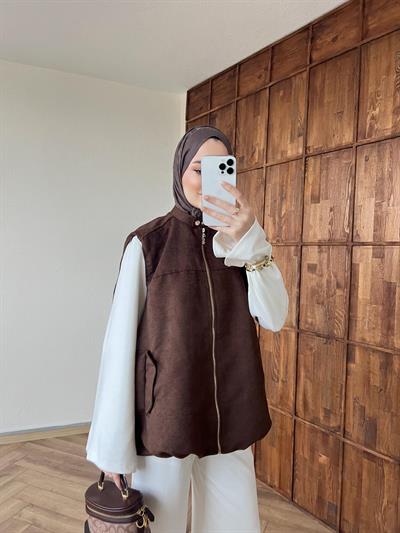 Bomber Ceket Kahverengi