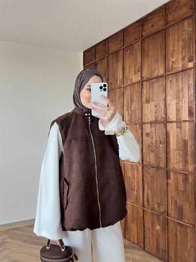 Bomber Ceket Kahverengi