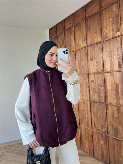 Bomber Ceket Mürdüm