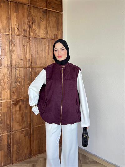 Bomber Ceket Mürdüm