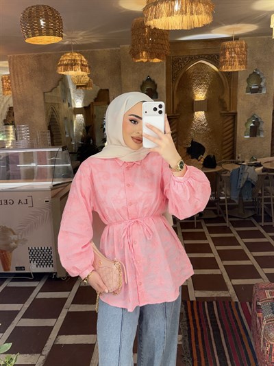 Cina Fisto Gömlek - Pembe