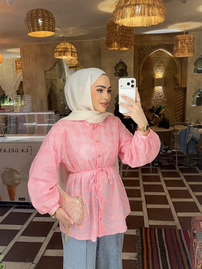 Cina Fisto Gömlek - Pembe