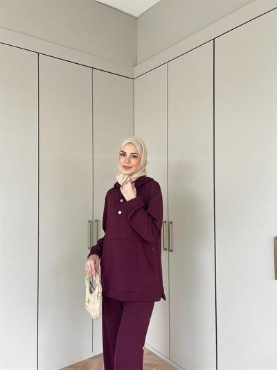 Çıt Çıt Oysh Takım - Bordo