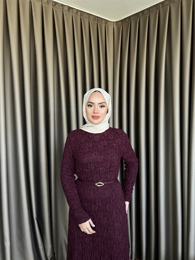 Dantelli Elbise- Bordo