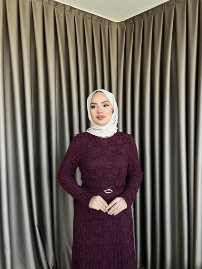 Dantelli Elbise- Bordo