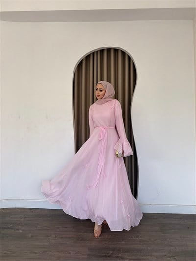 Defne Patpatya Elbise - Pembe